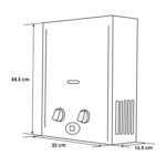 Calentador De Tiro Natural A Gas 5 Litros - Imagen 4