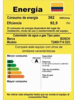Calentador therm 2400 tf 14l gn Bosch - Imagen 5