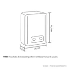 Calentador de agua Haceb Bambú 5.5 litros de paso a gas natural Tiro Natural - Imagen 4