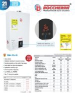 Calentador de Paso a Gas Tiro Forzado digital De 21 Litros - Imagen 2